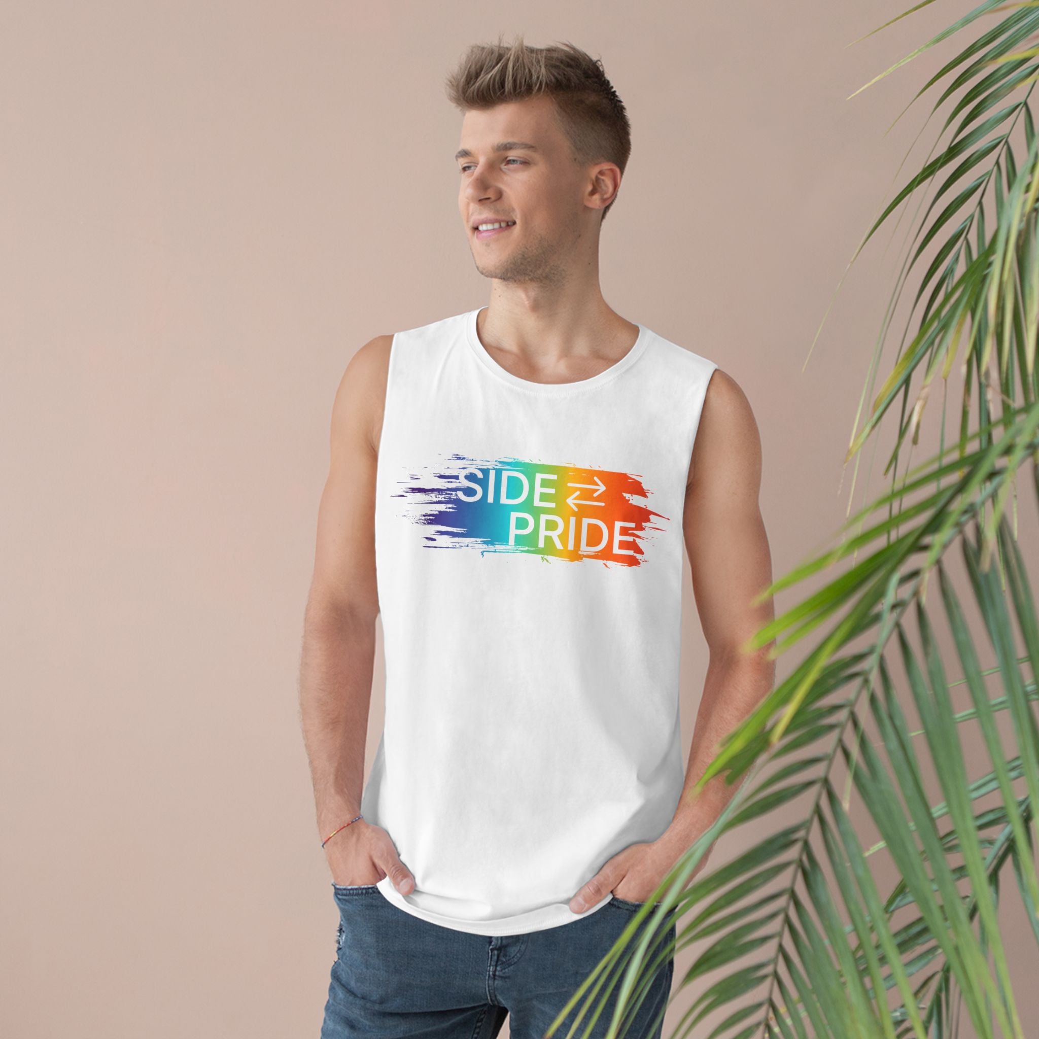 Side Pride Paint Sleeveless Tank - Side Guys Collection
